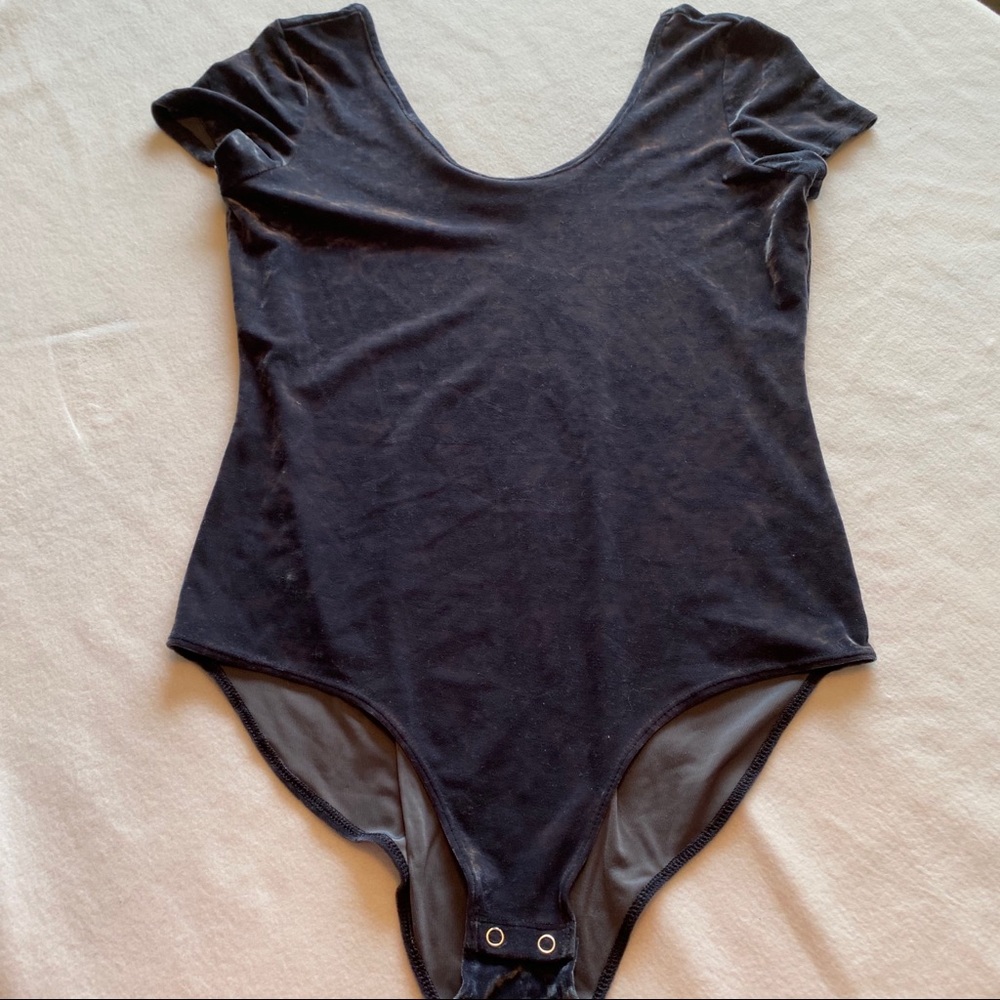 AE Velvet Scooped Neck Bodysuit